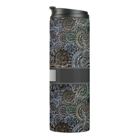 Speciaal ontwerp van metalen tandwielen thermosbeker (Geroteerd rechts)