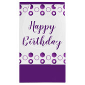 Speciaal ontwerp van occasie-poodot klein cadeauzakje (Achterkant)