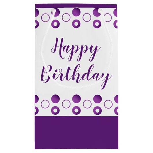 Speciaal ontwerp van occasie-poodot klein cadeauzakje (Achterkant)