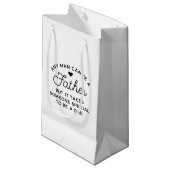 Speciaal ontwerp van papa-offerte klein cadeauzakje (Voorkant Gekanteld)