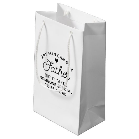 Speciaal ontwerp van papa-offerte klein cadeauzakje (Achterkant Gekanteld)