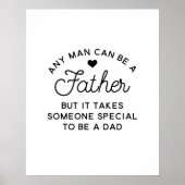 Speciaal ontwerp van papa-offerte poster (Voorkant)