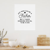 Speciaal ontwerp van papa-offerte poster (Keuken)