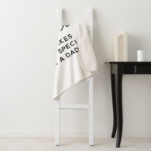 Speciaal ontwerp van papa-offerte sherpa deken (In situ)