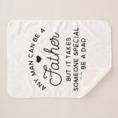 Speciaal ontwerp van papa-offerte sherpa deken (Voorkant (horizontaal))