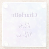 Speciaal ontwerp van Reiki Glazen Onderzetter (Achterkant)