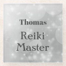 Speciaal ontwerp van Reiki Glazen Onderzetter