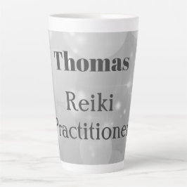 Speciaal ontwerp van Reiki Practitioner Latte Mok