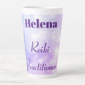 Speciaal ontwerp van Reiki Practitioner Latte Mok (Voorkant)