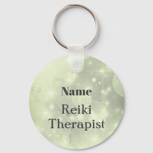 Speciaal ontwerp van Reiki Therapist Sleutelhanger (Voorkant)