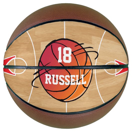 Speciaal ontwerp voor basketbalsport basketbal (Voorkant)