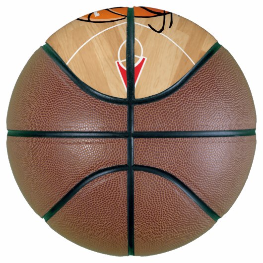 Speciaal ontwerp voor basketbalsport basketbal (Rechts)