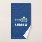 Speciaal ontwerp voor handdoeken met blauwe tennis (Handdoek)