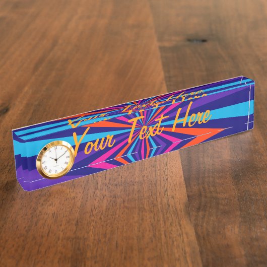 Speciaal ontwerp voor kleurloos draaiend wiel naambordje (Zijkant)