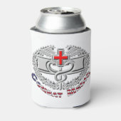 Speciaal ontwerp voor mediaanbadge blikjeskoeler (Blikje Achterkant)