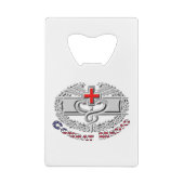 Speciaal ontwerp voor mediaanbadge creditkaart flessenopener (Achterkant)