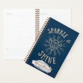 Speciaal ontwerp voor penselen en schitteren planner (Display)