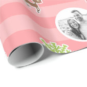 Speciaal ontwerp voor rood kerstteken cadeaupapier (Rol Hoek)