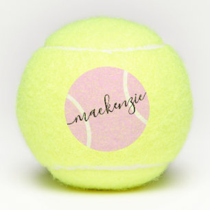 Speciaal ontwerp voor roze meisje tennisballen