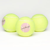Speciaal ontwerp voor roze meisje tennisballen (Multi)