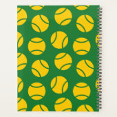 Speciaal ontwerp voor tennissers, trainingen en planner (Achterkant)