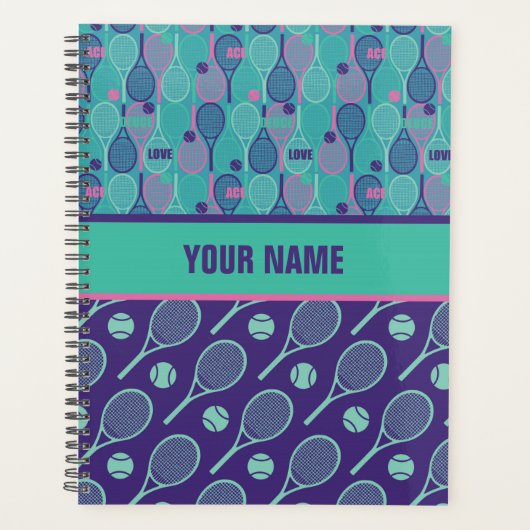 Speciaal ontwerp voor tennisspelers, touringcars.. planner (Voorkant)