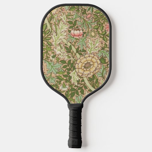 Speciaal ontwerp William Morris Pattern Pickleball Paddle (Achterkant)