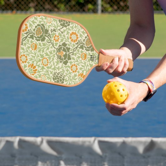 Speciaal ontwerp William Morris Pattern Pickleball Paddle (Insitu)