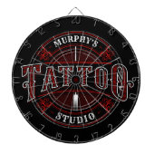 Speciaal ontwikkeld Tattoo voor traditionele stijl Dartbord (Voorkant)