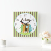 Speciaal ontwikkelde Afrikaanse olifantenklok Vierkante Klok (Huis)