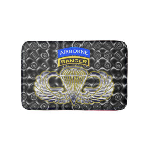 Speciaal ontworpen airborne Ranger-herdenkings- Badmat