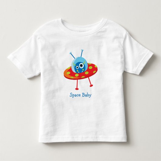 Speciaal ontworpen Alien-ruimteschip Kinder Shirts (Voorkant)