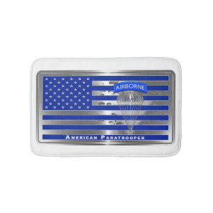 Speciaal ontworpen Amerikaanse parachutistenvlag Badmat