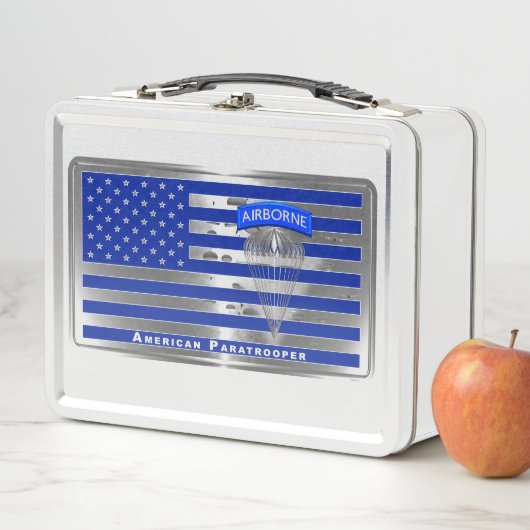 Speciaal ontworpen Amerikaanse paratrooper vlag (In situ)