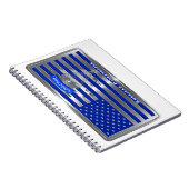 Speciaal ontworpen Amerikaanse paratrooper vlag Notitieboek (Rechterzijde)