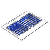 Speciaal ontworpen Amerikaanse paratrooper vlag Notitieboek (Linkerzijde)