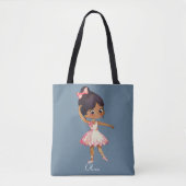 Speciaal ontworpen balletdanser tote bag (Voorkant)