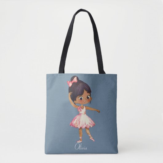 Speciaal ontworpen balletdanser tote bag (Voorkant)