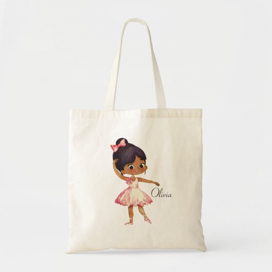 Speciaal ontworpen balletdanser tote bag (Voorkant)