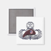 Speciaal ontworpen baret op Airborne Wings s Magneet (Voorkant / Achterkant)