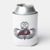 Speciaal ontworpen Beret op vliegende vleugels Blikjeskoeler (Blikje Voorkant)