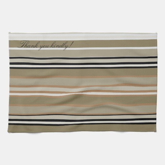 Speciaal ontworpen dank u theedoek (Horizontaal)