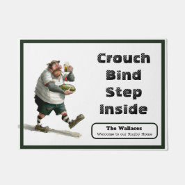 Speciaal ontworpen deurmat van Rugby Enthusiast