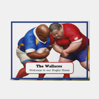 Speciaal ontworpen deurmat van Rugby Enthusiast