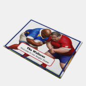 Speciaal ontworpen deurmat van Rugby Enthusiast (Schuin)