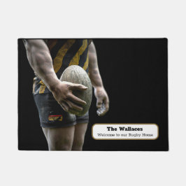 Speciaal ontworpen deurmat van Rugby Enthusiast