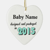 Speciaal ontworpen en gebundelde Baby voor 2015 Keramisch Ornament (Rechts)
