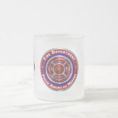 Speciaal ontworpen herdenkingsafdeling matglas koffiemok (Center)