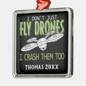 Speciaal ontworpen multirotorQuadcopter voor harde Metalen Ornament (Links)