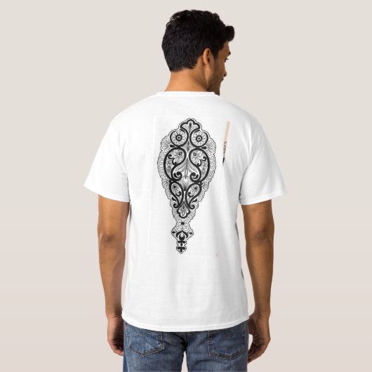 Speciaal ontworpen overhemd t-shirt (Achterkant volledig)